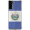 El Salvador Flag Distressed Galaxy S21 FE Clear Case
